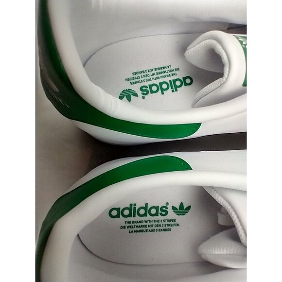 Adidas Stan Smith 80s‎ Cloud White Green Mens Size 19 No Box - Picture 7 of 13